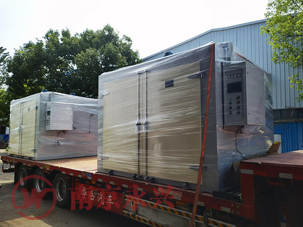 砂輪固化爐發貨現場